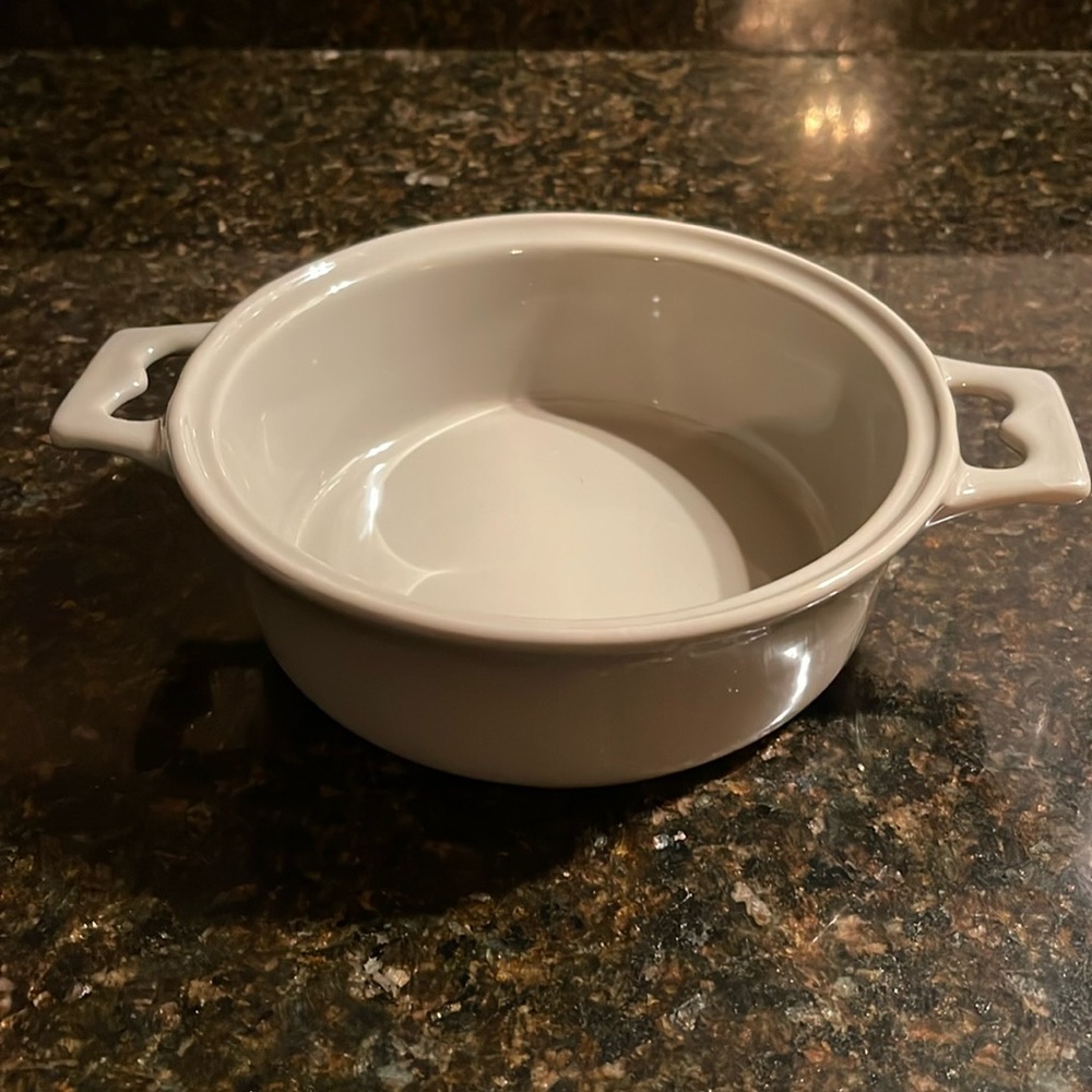 Creative Co-op Gray Baker without lid